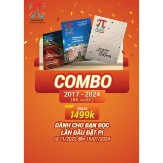 Tạp chí Pi- Hội Toán học Việt Nam combo 8 năm/ tháng 11 năm 2023