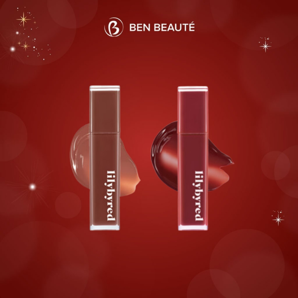 Son Nước Lilybyred Bloody Liar Coating Tint 4G 11 Gentle Coconut 12 Black Rose Apple