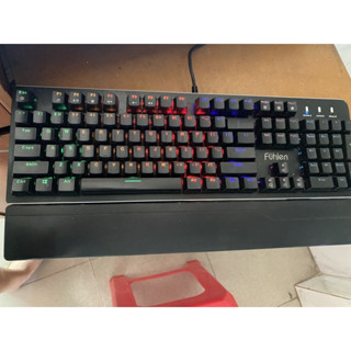 Bàn phím cơ quang Gaming Fuhlen Eraser ,Fuhlen D  (cũ) dùng tốt ko lỗi gì Led RGB cực đẹp