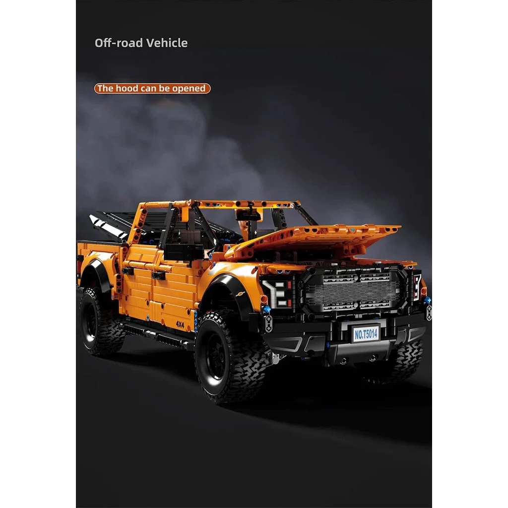 Xe Bán Tải Raptor F-150 T5014 Mô Hình Technic Tỷ Lệ 1:8 Đồ Chơi Lắp Ráp 3249pcs Sieuthidochoitritue