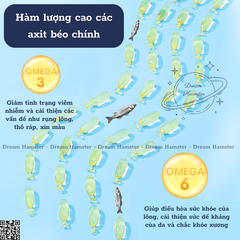 Dầu cá Bucatstate cho hamster và thú nhỏ