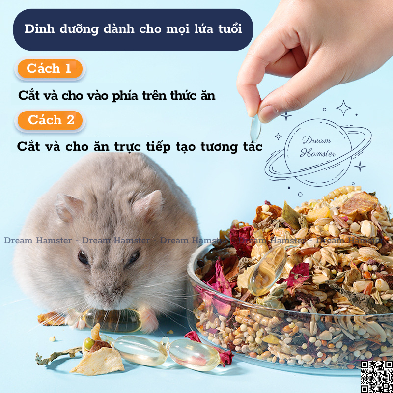 Dầu cá Bucatstate cho hamster và thú nhỏ