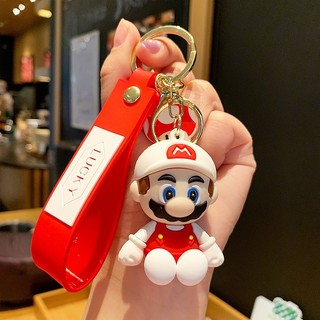 Móc khóa mario, móc khóa hoạt hình cute. móc khóa trang trí balo, túi xách siêu siêu dễ thương.phong cách trẻ trung hot