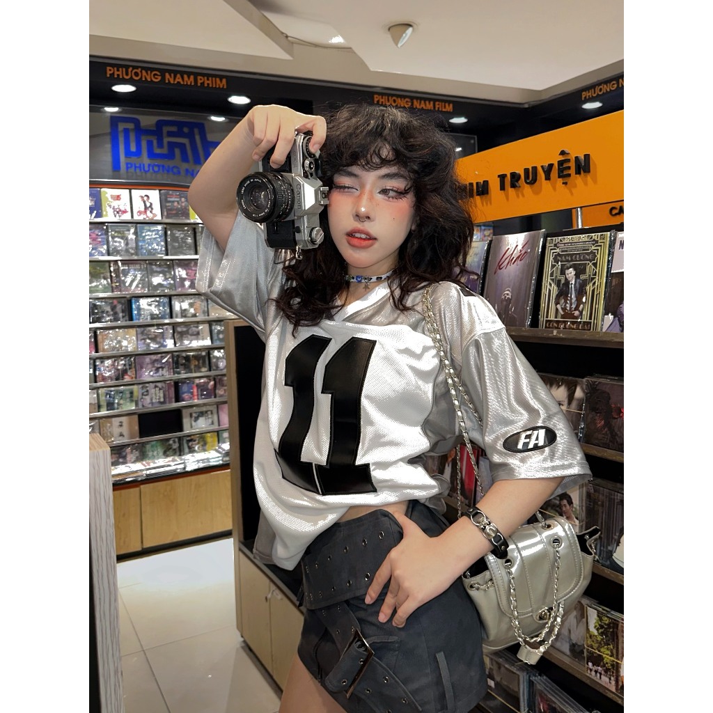 Áo Thun Phối Bóng Đá fafic Local Brand thể thao Form Oversize  áo jersey Dáng rộng tay lỡ hình thêu 11 nam nữ