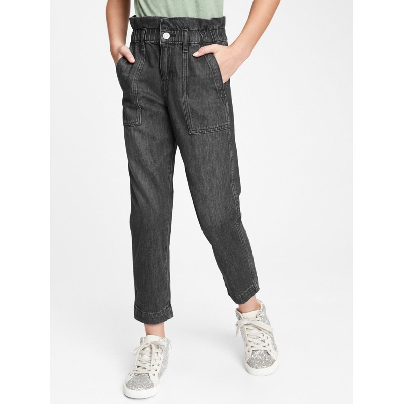 Quần Jean Baggy Bé Gái Đen Bạc G