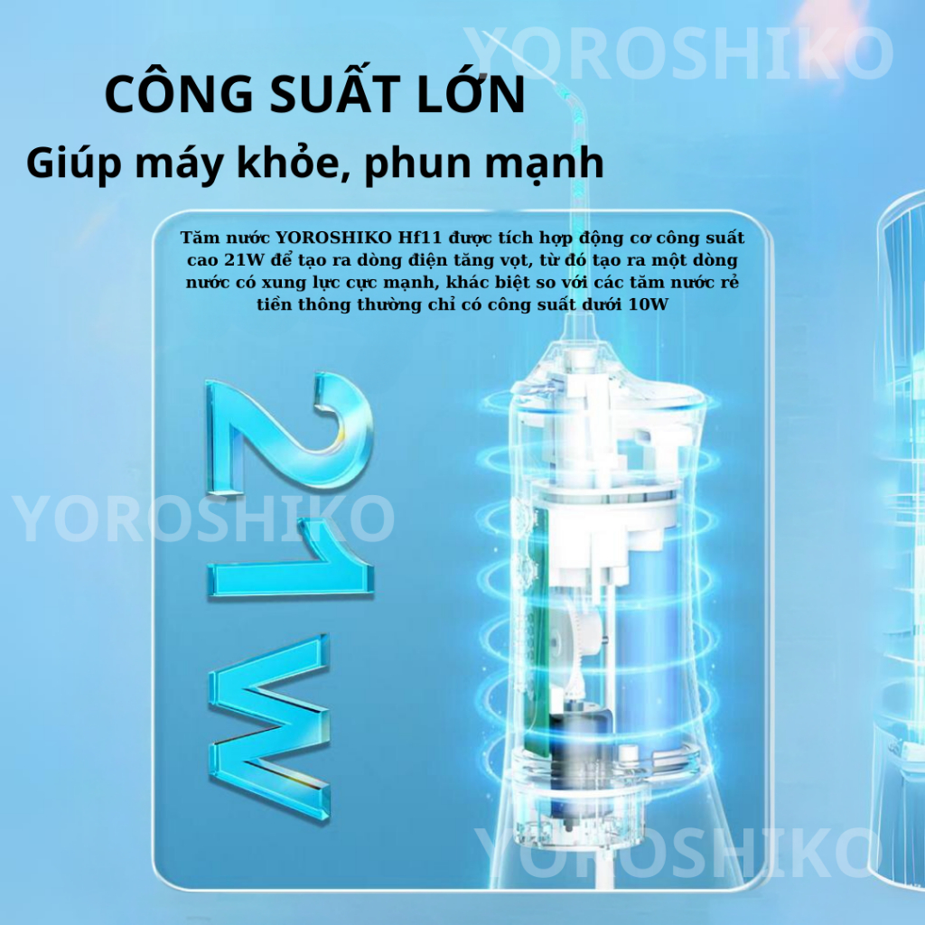 Tăm nước H2ofloss cao cấp Yoroshiko chính hãng chống nước