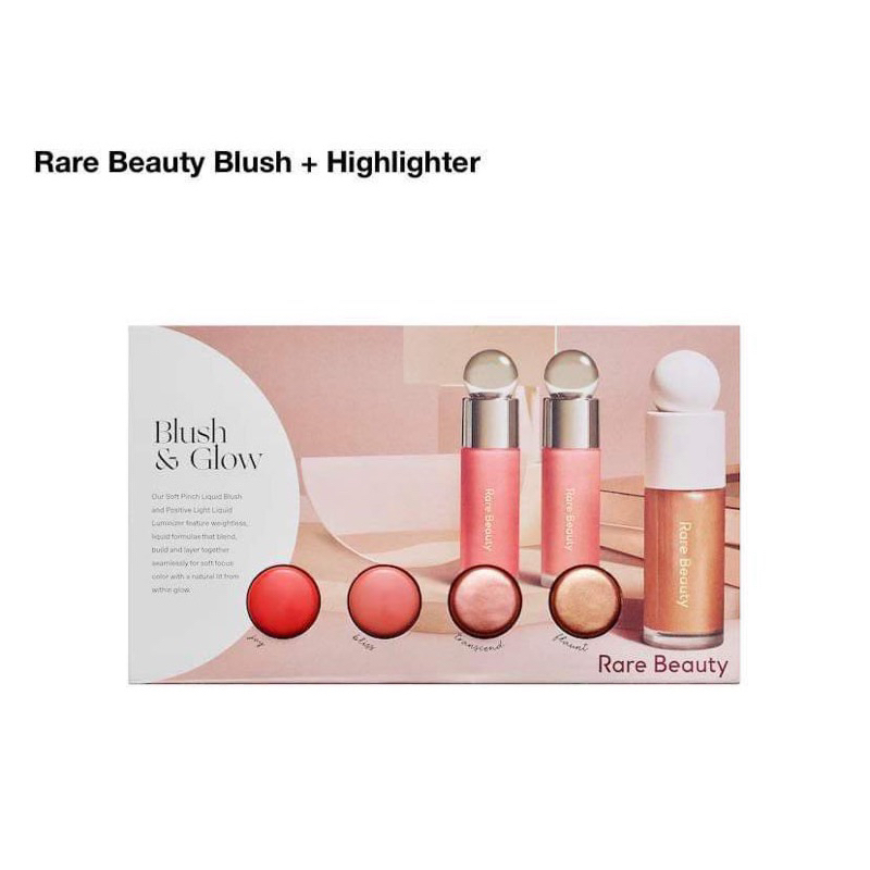 Rare beauty Blush & Glow má hồng + highlight xinh xinh