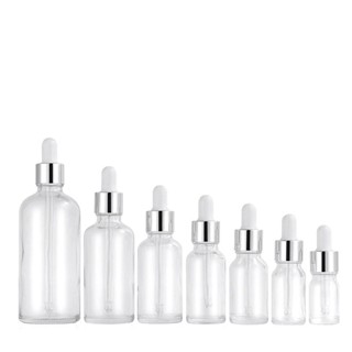 Lọ Chiết Serum, Lọ Đựng Tinh Dầu Nắp Bóp Nhỏ Giọt KHOEN BẠC 5ML đến 100ML