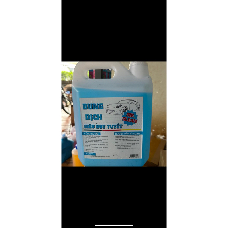 Dung Dịch Siêu Bọt Tuyết Có Chạm ( Can 5lít )