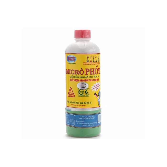 Men Vi sinh Microphot phân hủy hầm cầu chai 500ml