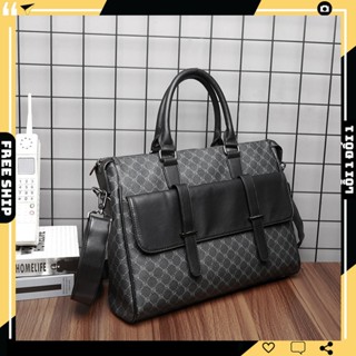 Túi xách da công sở nam nữ đựng laptop tài liệu văn phòng, cặp xách da thời trang có dây đeo chéo kiểu dáng doanh nhân