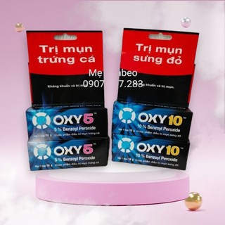 OXY 10 - Oxy 5- kem bôi mụn bọc và mụn trứng cá 10g