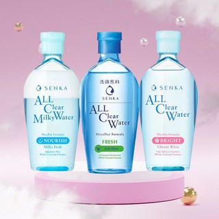 Nước Tẩy Trang Sạch Sâu, Giảm Bóng Nhờn, Sáng Mịn Da SENKA 230ml