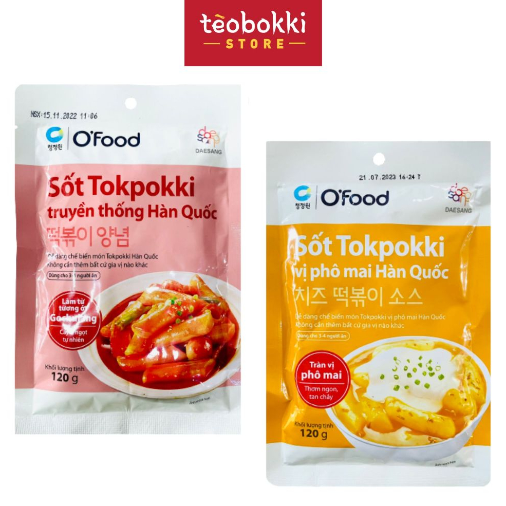 Sốt nấu tokbokki Hàn Quốc O'Food 120g