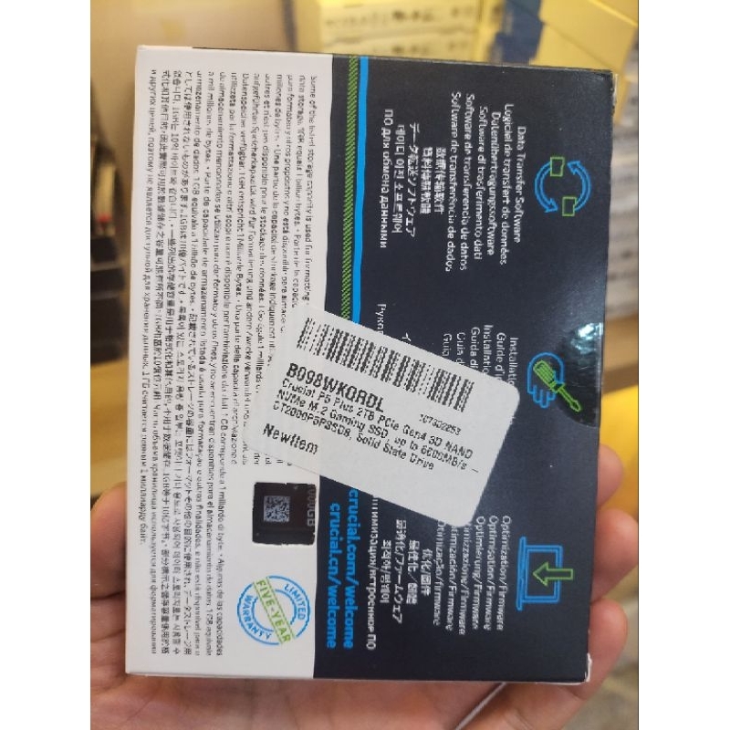 Ổ cứng SSD Crucial P5 Plus 1TB / 2TB  Gen4x4 M2 2280 NVMe PCIe - Bảo hành 36 tháng