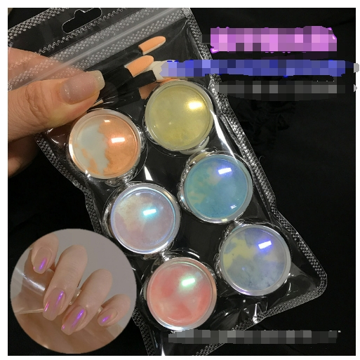 set tráng gương 6 ô trang trí móng nhé a