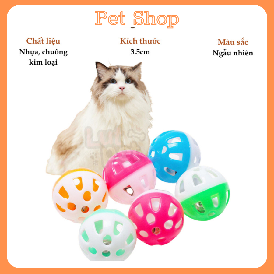 Quả bóng đồ chơi ngẫu nhiên, Quả bóng Lỗ Mới  chuông đồ chơi phát ra âm thanh để trêu chọc mèo, Bóng đồ chơi thú cưng