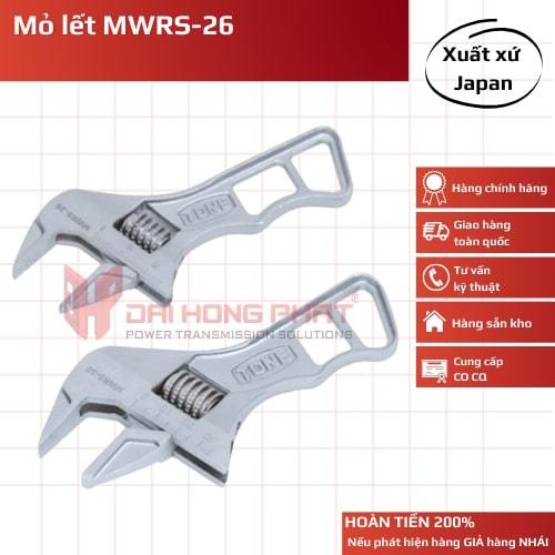 Mỏ lết MWRS-26. Hàng Tone nhật bản, bền đẹp