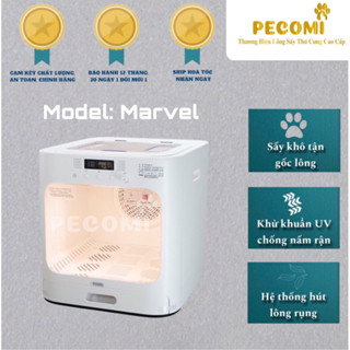  { Có Sẵn } Máy Lồng Chuồng Sấy Lông Thú Cưng Chó Mèo Marvel 