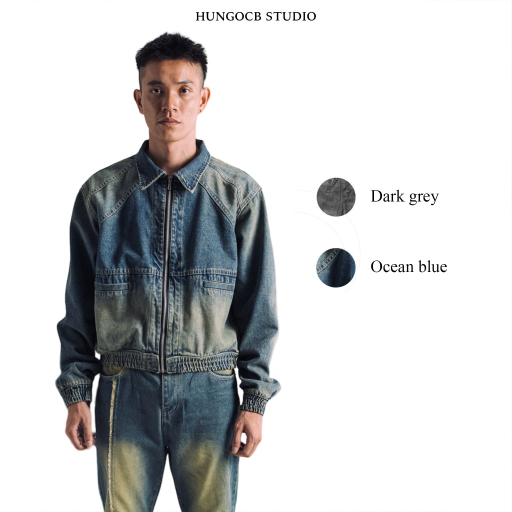 Áo khoác - BLOUSON DENIM JACKET  - Hungocb Studio