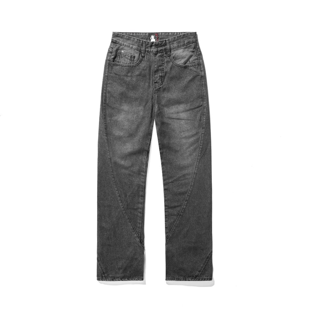 ZIPPER JEANS WASHED PANTS SS23 - Quần Jeans Khóa Xéo -  Hungocb Studio