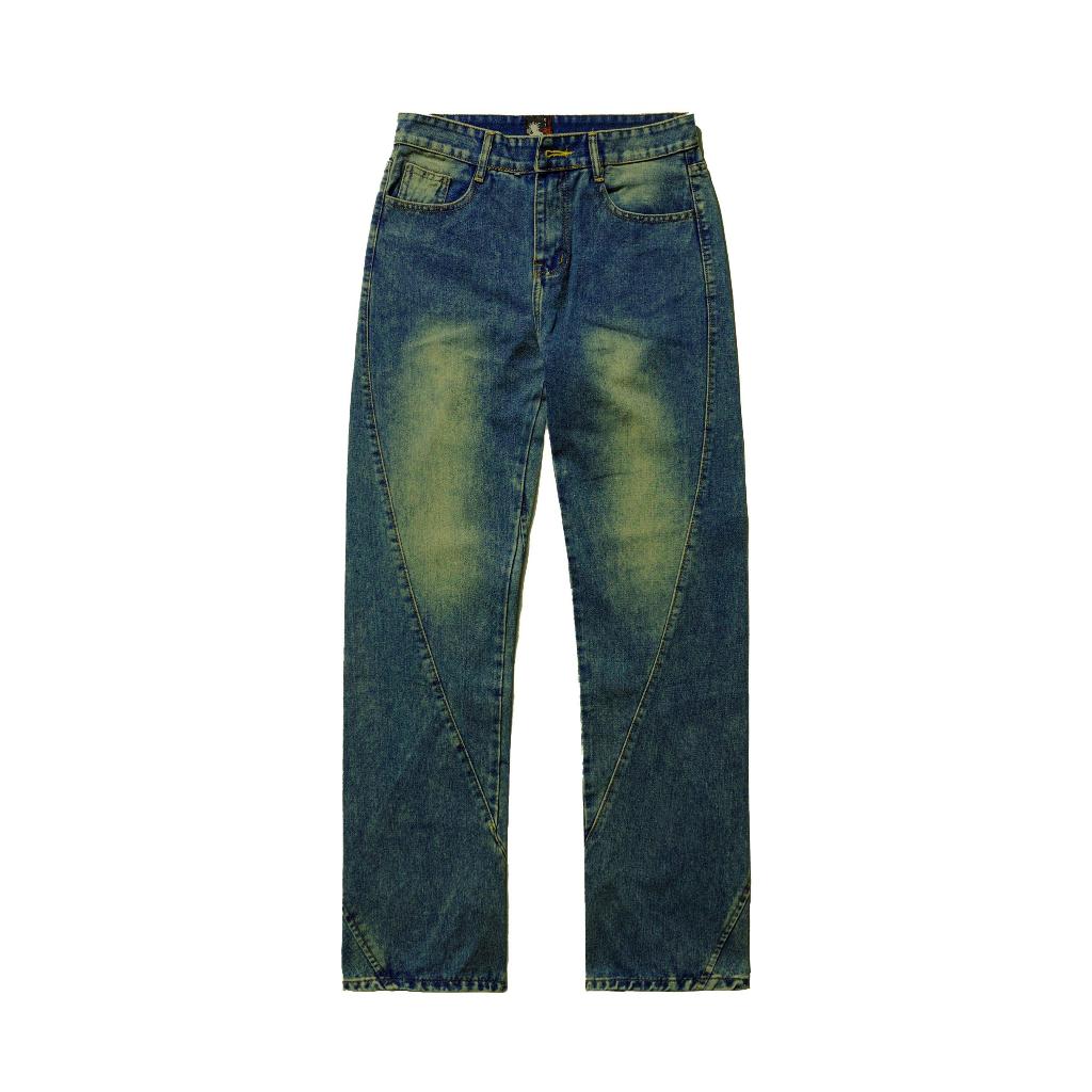 ZIPPER JEANS WASHED PANTS SS23 - Quần Jeans Khóa Xéo -  Hungocb Studio