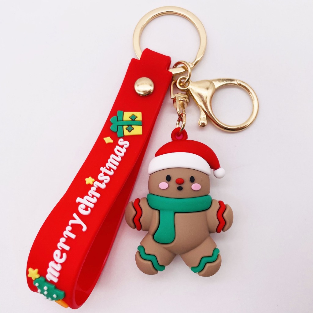 Móc khoá  Noel ông già noel  tặng quà giáng sinh ý nghĩa  , dùng treo balo móc khoá cute