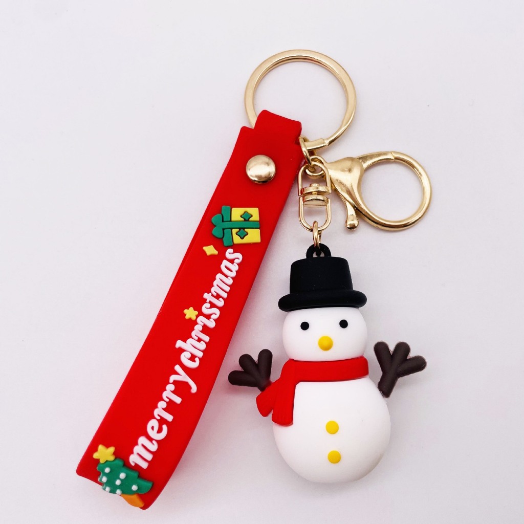 Móc khoá  Noel ông già noel  tặng quà giáng sinh ý nghĩa  , dùng treo balo móc khoá cute