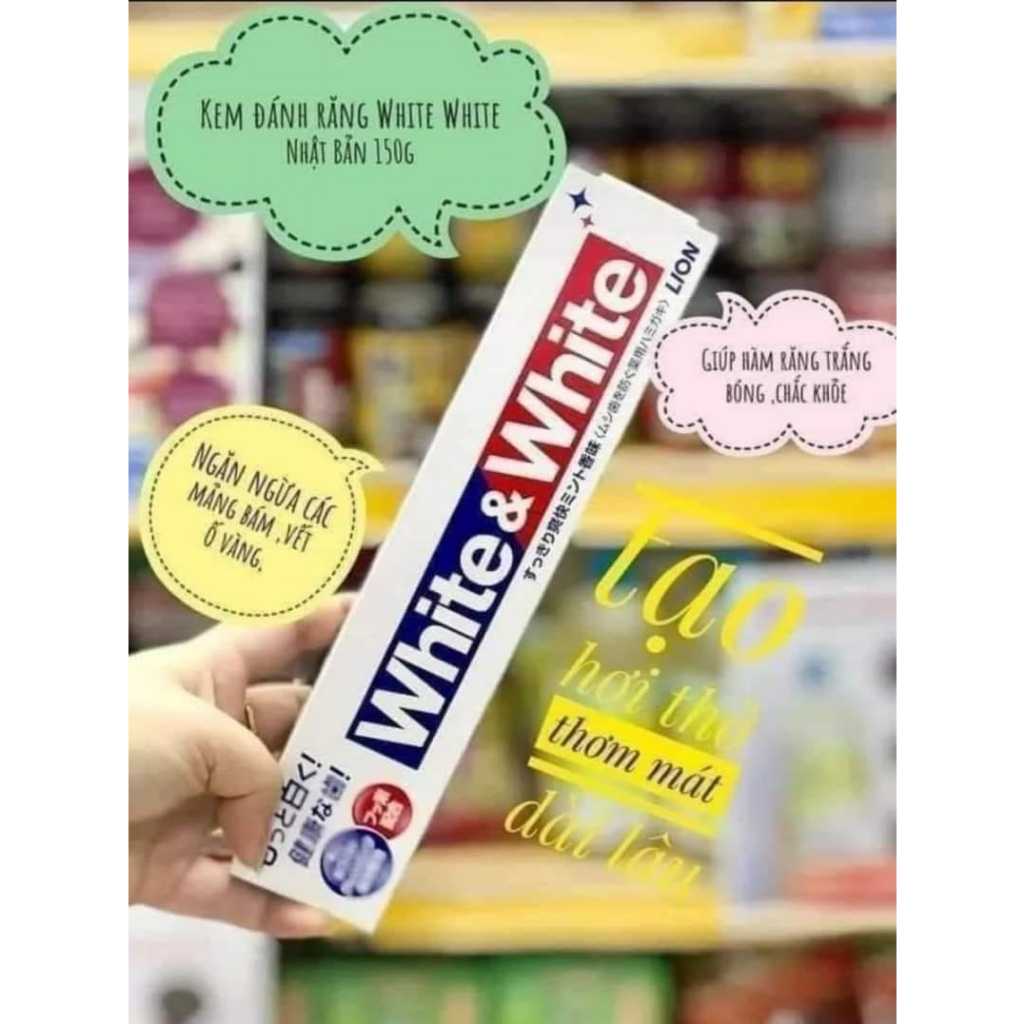 Kem đánh răng White and White Nhật Bản