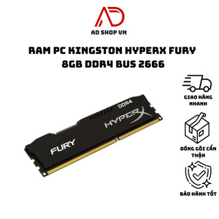 RAM PC Kingston HyperX Fury 8GB DDR4 Bus 2666 MHz