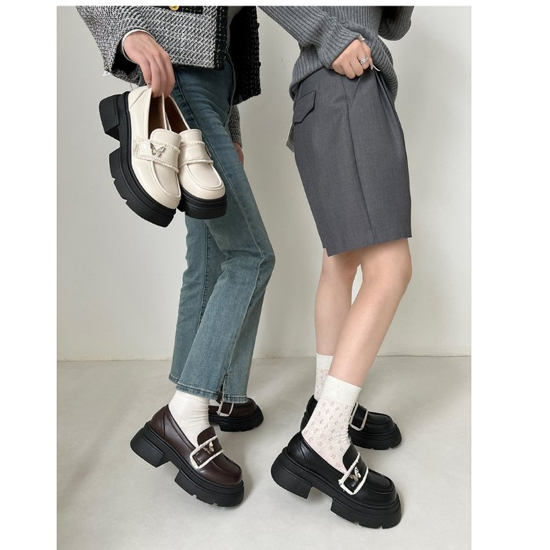 Giày Da Thời Trang Phong Cách Vintage cho Nữ - GOÛT DE JUN