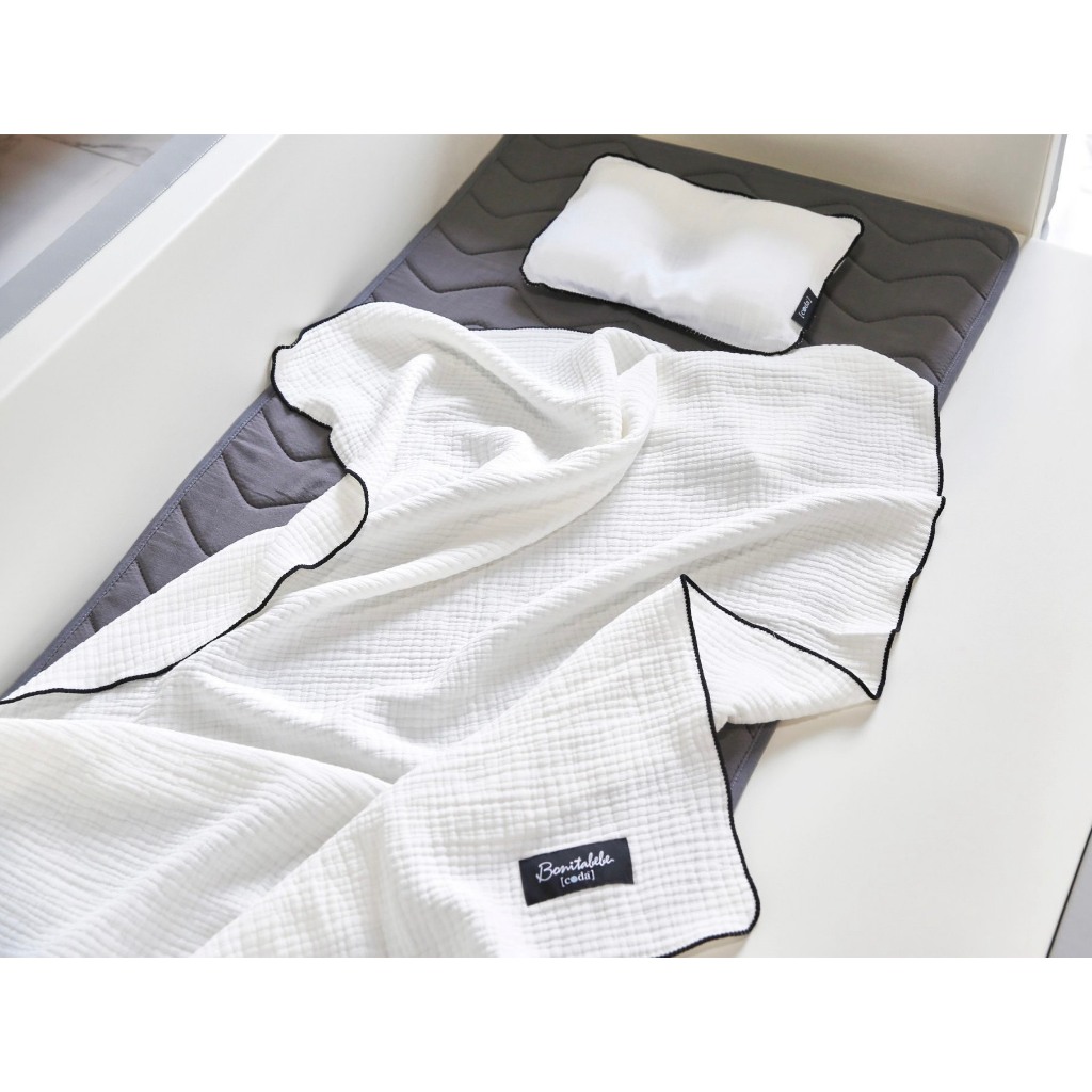 Chăn xô Muslin nhập khẩu HQ chính hãng Bonitabebe siêu mềm mại và thông thoáng cho bé
