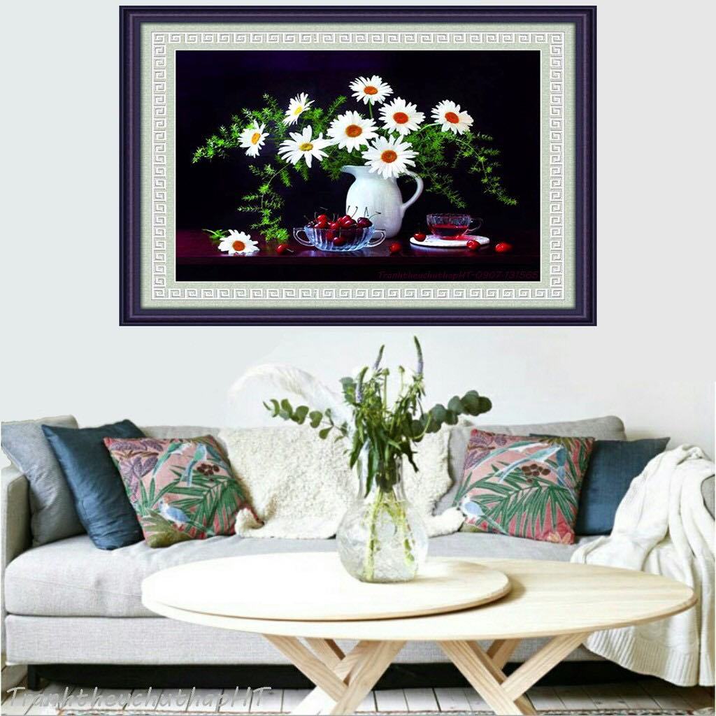 Tranh Gắn Đá, Tranh Đính Đá, Tranh chưa gắn đá