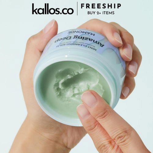 Kem Tẩy Trang Rửa Mặt Mamonde Amazing Deep Mint Cleansing Balm, Foam - Kallos Vietnam