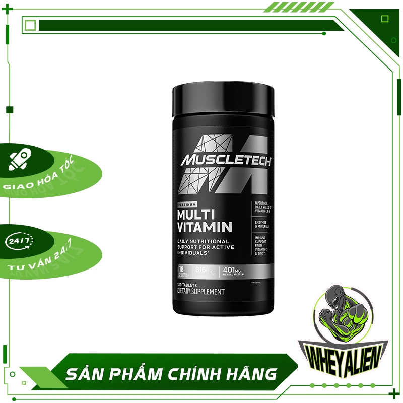 Thực Phẩm Bổ Sung Muscletech Platinum Multi Vitamin