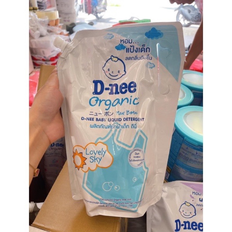 Nước giặt Dnee túi 1400ml chuẩn thái lan, nước giặt xả thái chính hãng