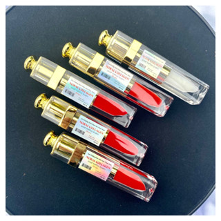 Son dưỡng môi kích màu sau phun xăm mẫu thỏi vàng, Có chổi rất tiện sử dụng