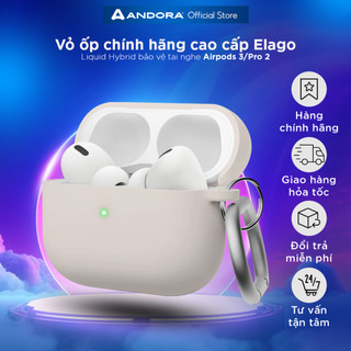 Vỏ ốp Elago Liquid Hybrid bảo vệ tai nghe Airpod.s 3/Pro 2 chống va đập