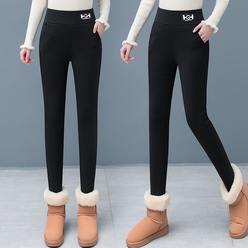 Quần leggin lót lông có 2 túi trước bigsize