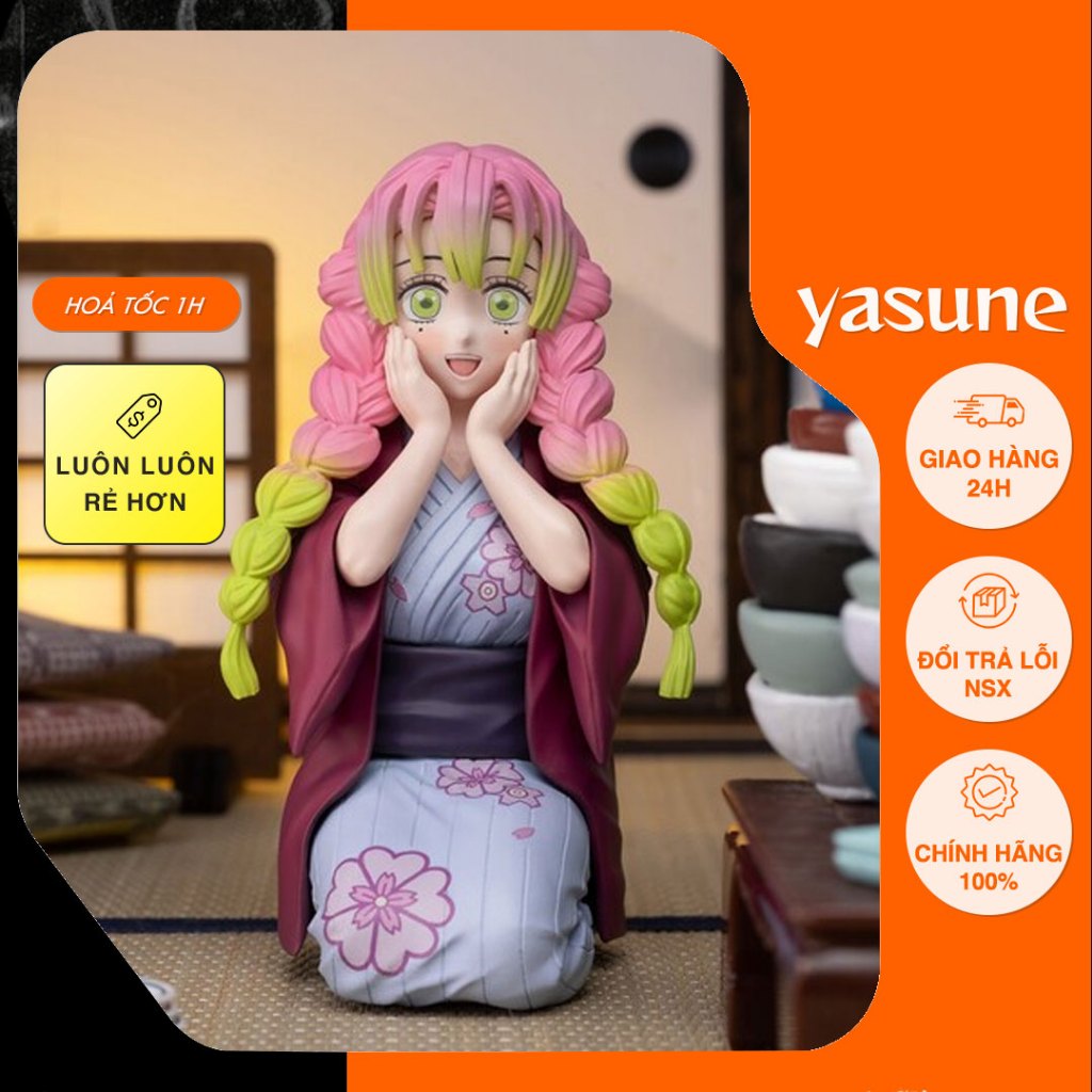 Kimetsu no Yaiba - Kanroji Mitsuri - Premium Chokonose Figure - Katanakaji no Sato Hen (SEGA) Mô hình figure chính hãng