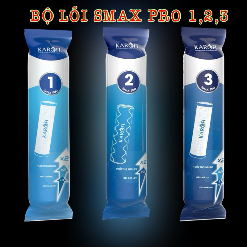 Bộ lõi Karofi Smax Pro số 1,2,3 CHÍNH HÃNG KAROFI dành cho máy Karofi S-s038, U03, U05, U95, N69, N8