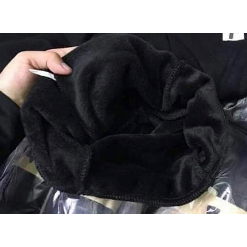 Quần leggin lót lông có 2 túi trước bigsize