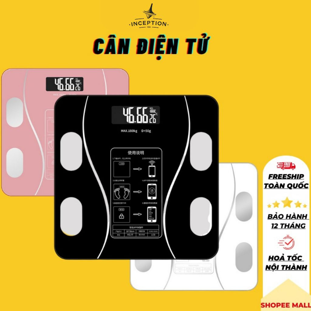 Cân Điện Tử Thông Minh SEKA  Kết Nối Điện Thoại Đo Chỉ Số Sức Khỏe Kiểm Soát Ăn Uống, Hoạt Động Thể Thao