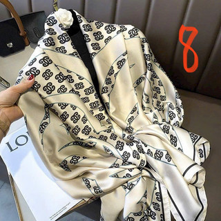 (Giao màu ngẫu nhiên) Khăn lụa cao cấp size đại (90x180cm)
