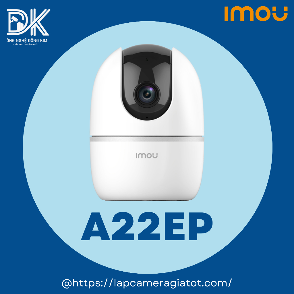 Camera Wifi Imou A22EP 1080P  ranger 2. chính hãng/ a22ep , xoay 360 độ. bắt wifi