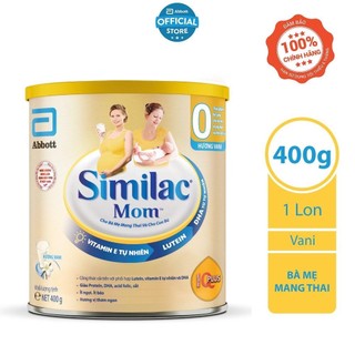 Sữa bột abbott similac mom iq plus hương vani hộp 400g