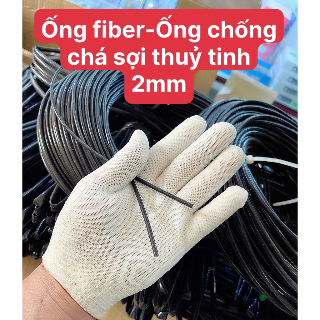 Ống Fiber_ống luồn dây điện chống cháy sợi thủy tinh 2mm 3mm 4mm 5mm 6mm