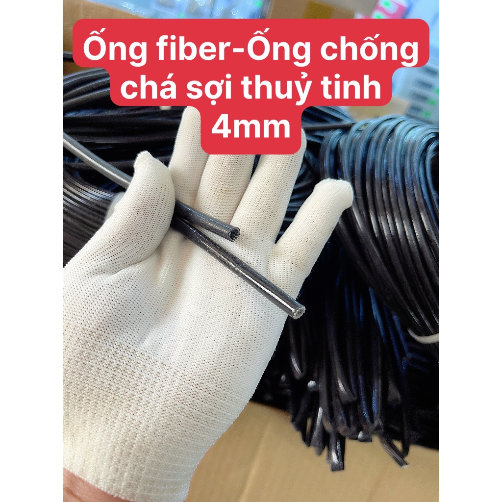 Ống Fiber_ống luồn dây điện chống cháy sợi thủy tinh 2mm 3mm 4mm 5mm 6mm