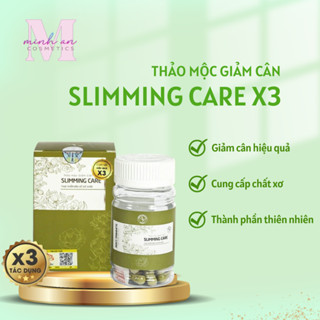 Giảm cân Slimming Care X3 chính hãng giảm béo mỡ bụng cho cơ địa chai lì khó giảm lâu năm