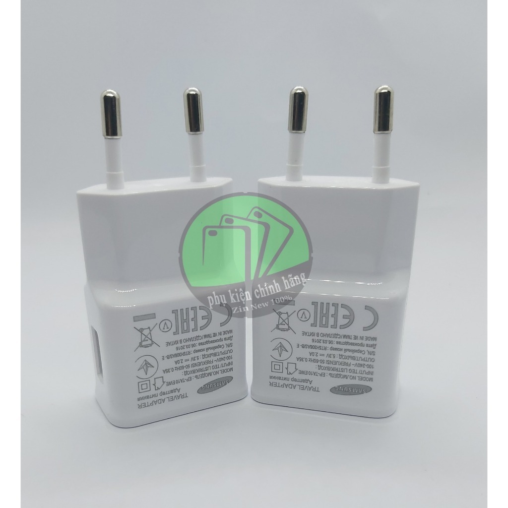 Củ sạc Samsung 5V-2A  Note 3,Note 4,S5 - Nguyên Seal - Chính Hãng - BH 12 tháng